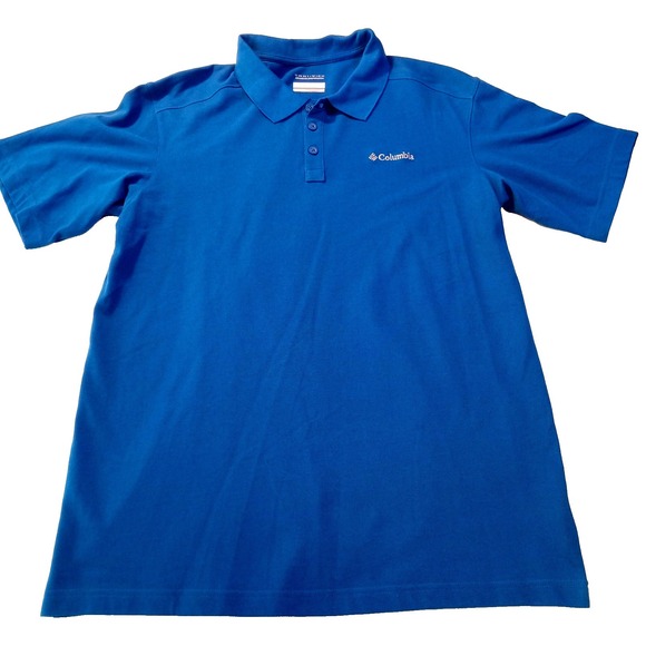 Columbia Other - Men's Columbia Omni Wick Polo Shirt, Large, Royal Blue, Advanced Evaporation